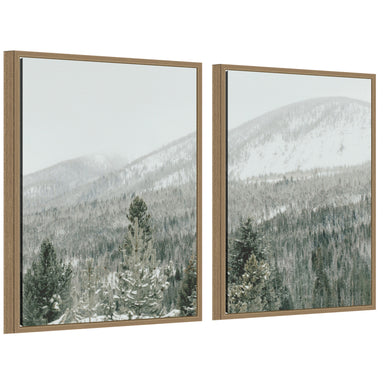 Art Set Sylvie Dark Gold 2 Piece Set 18x24 1