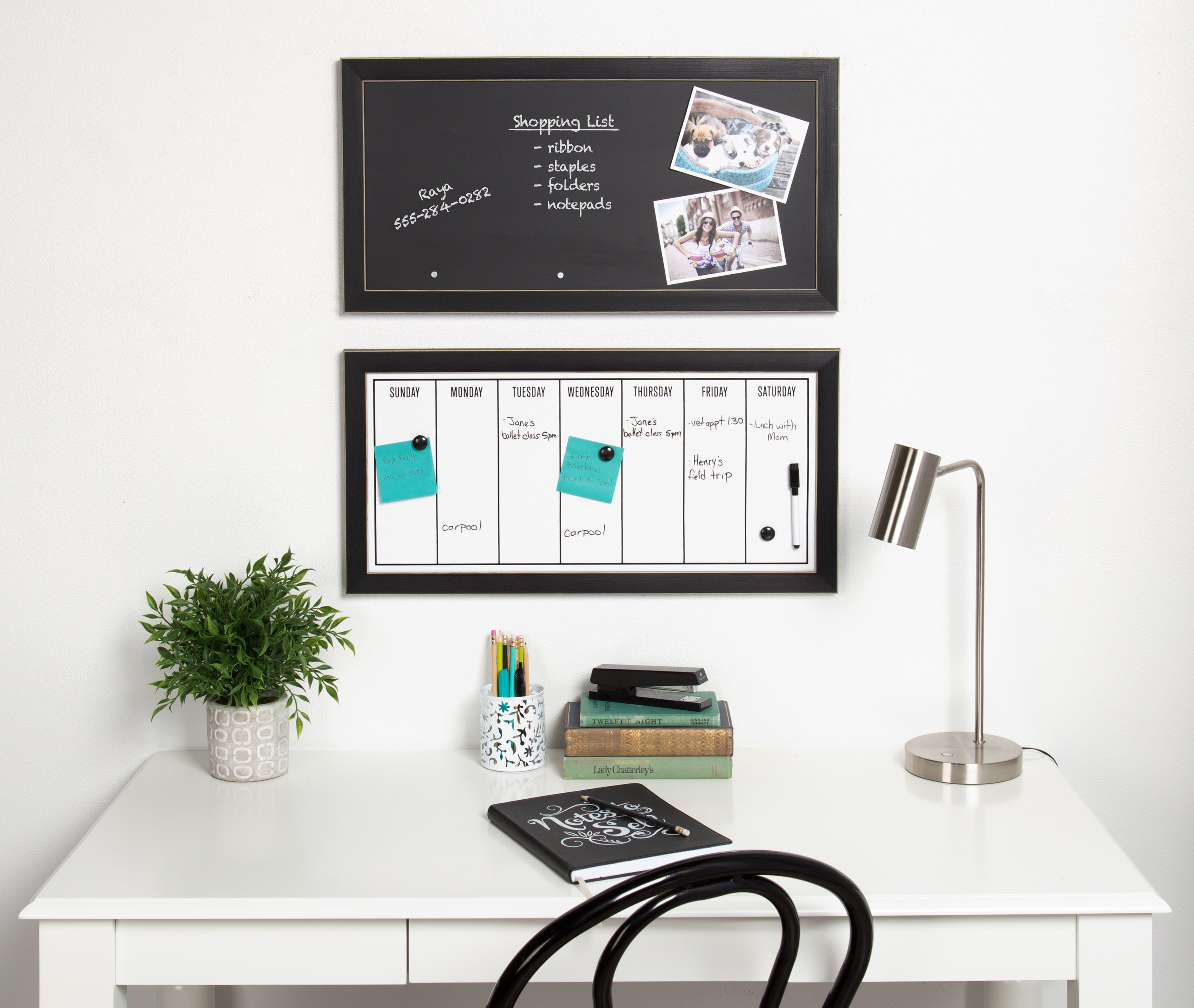 Wyeth Framed Magnetic Chalkboard