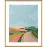 Framed Art Beautiful Landscape with Road by July Art Prints