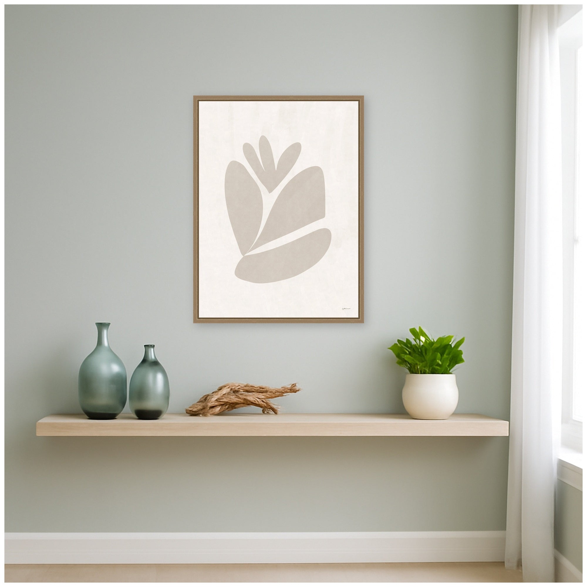 Framed Canvas 18x24 Sylvie Dark Gold 5