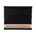 Wall Mounted Desk Rustic Brown Black 27x18x30 5