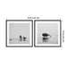 Framed Art Set Svelte Noir Black 2 Piece Set 33x33 2