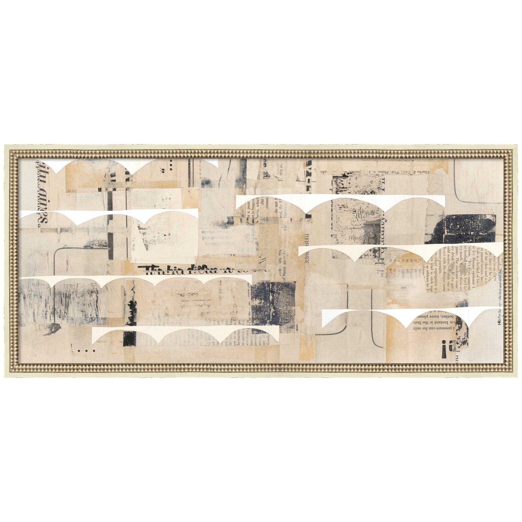 Revolved Half Moon Panel by Felicia Dadak Framed Mounted Canvas Wall Art Print