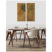 Art Set 2 Piece Set 18x40 Sylvie Dark Gold 5