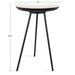 Side Table 15x15x22.5 Black White 2