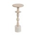 Drink Table White Natural 9x9x22 1