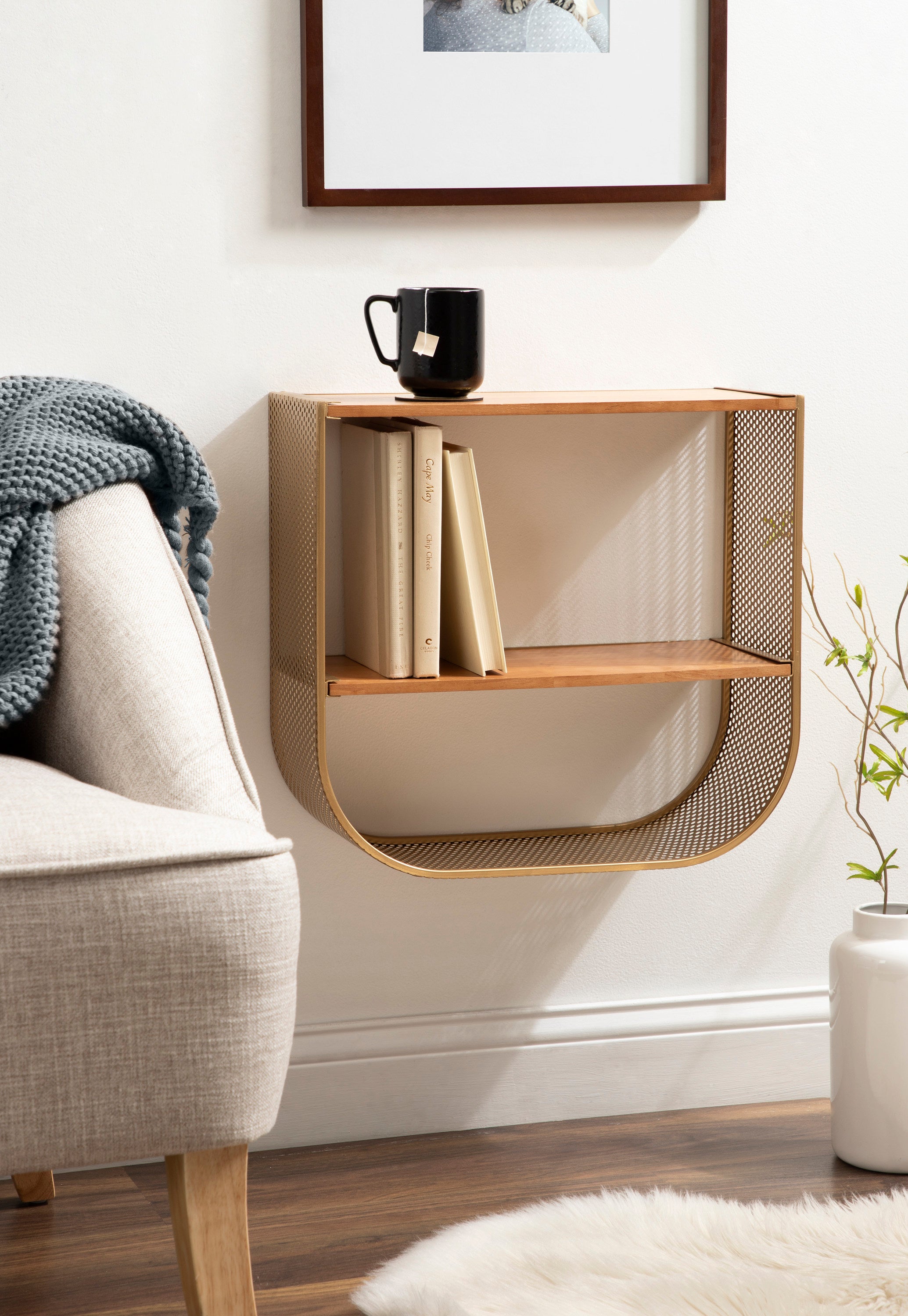 Urso Arch Tiered Floating Side Table