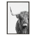 Framed Canvas Sylvie Dark Gray 23x33 1