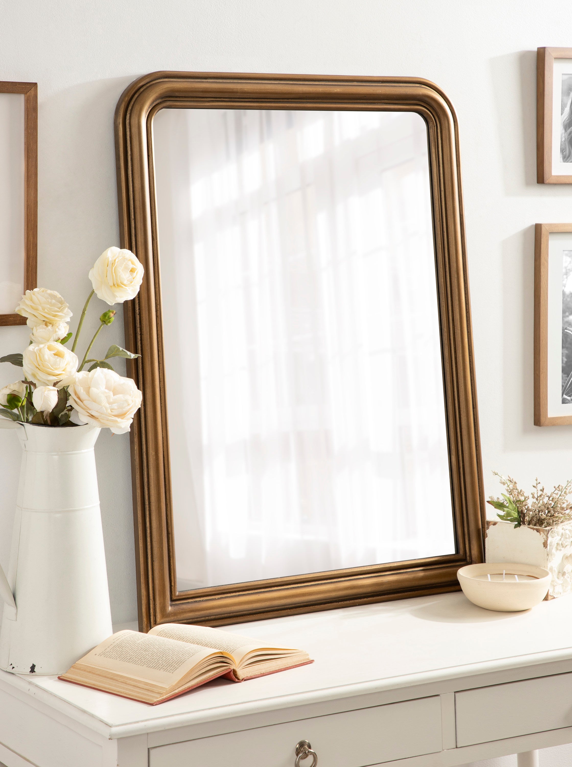 Arch Mirror 26x36 Gold 6