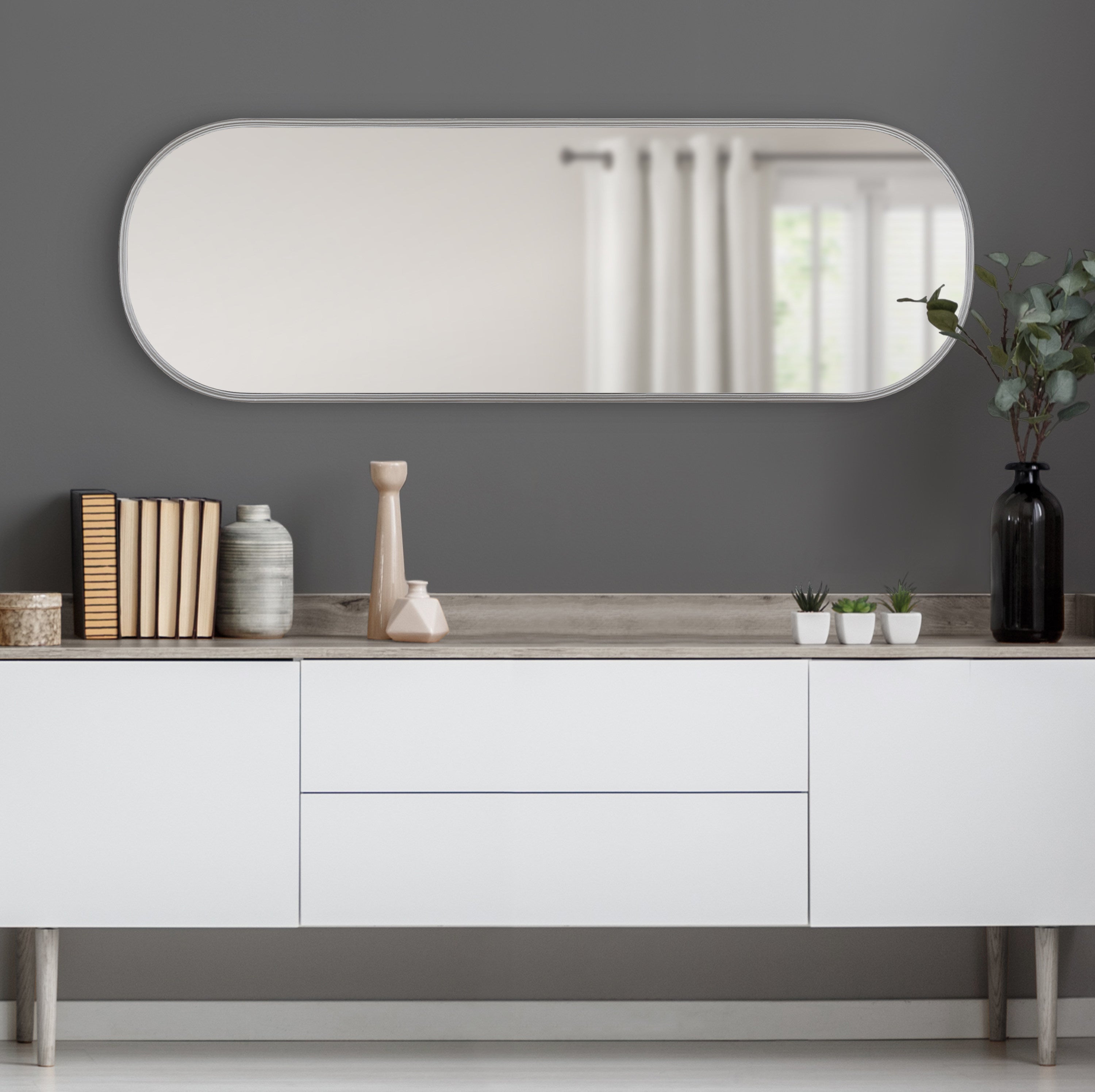 Full Length Mirror Gray 16x48 7