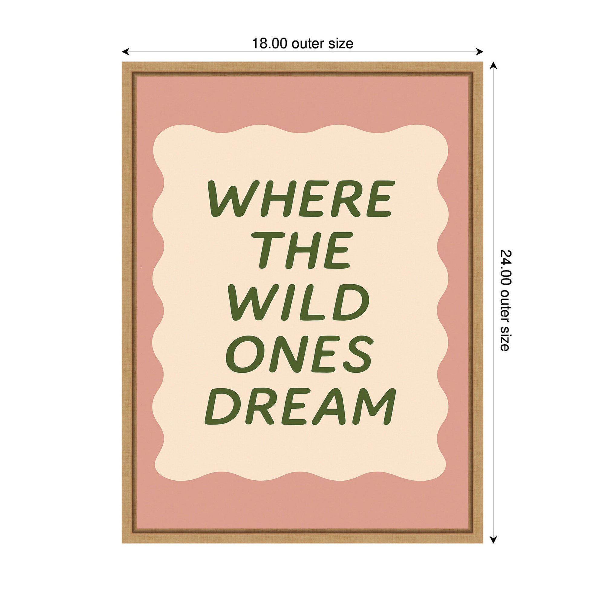 Where The Wild Ones Dream by Laura Moss Framed Canvas Wall Art Print