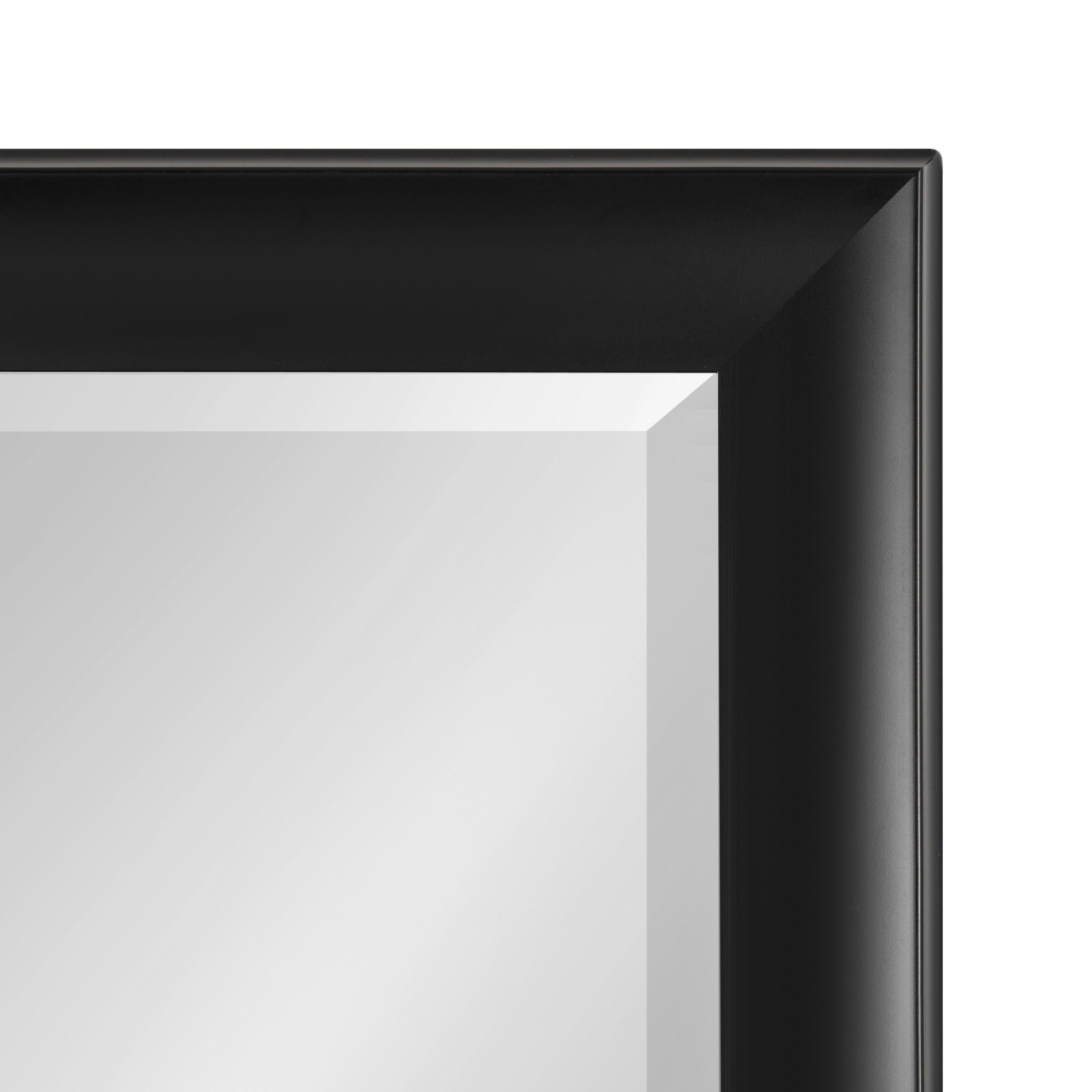 Rectangle Mirror Black 28x40 3