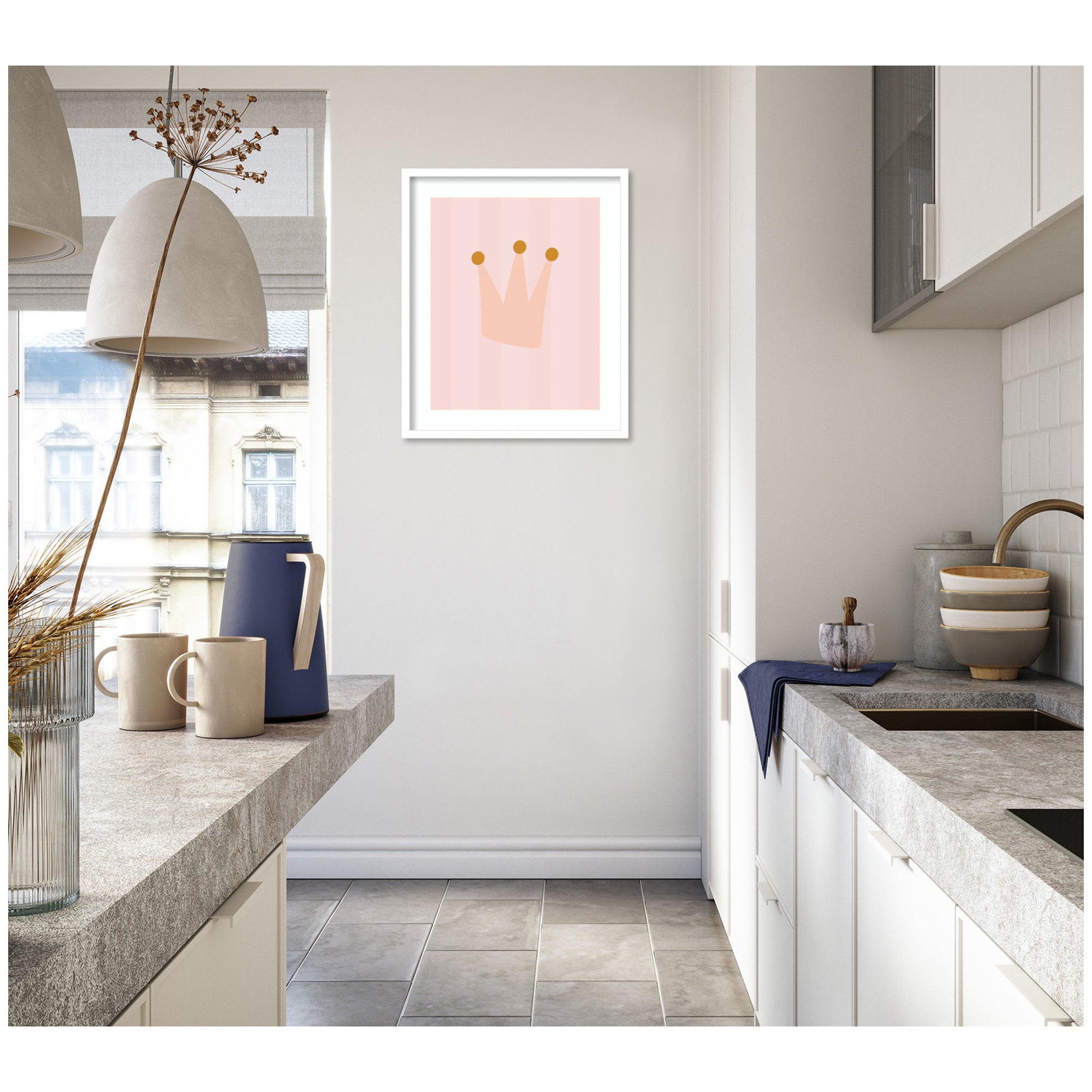 Crown by Laura Moss Framed Wall Art Print
