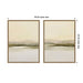 Framed Canvas Sylvie Dark Gold 2 Piece Set 18x24 2
