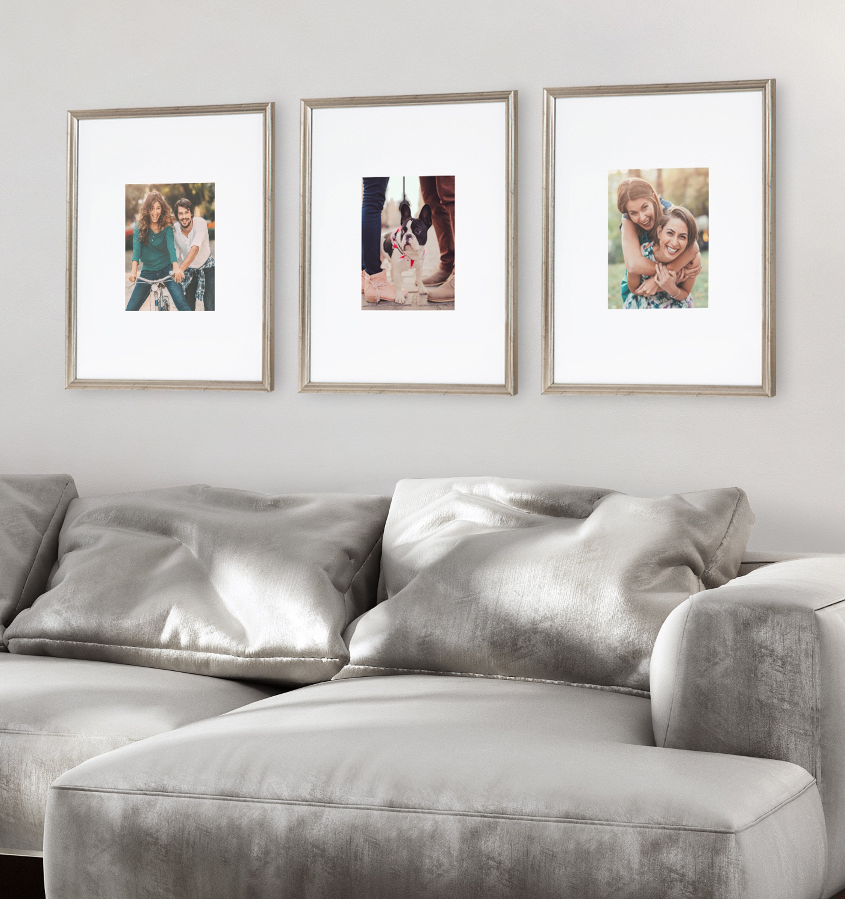 Wall Frame Silver 16x20 matted to 8x10 7