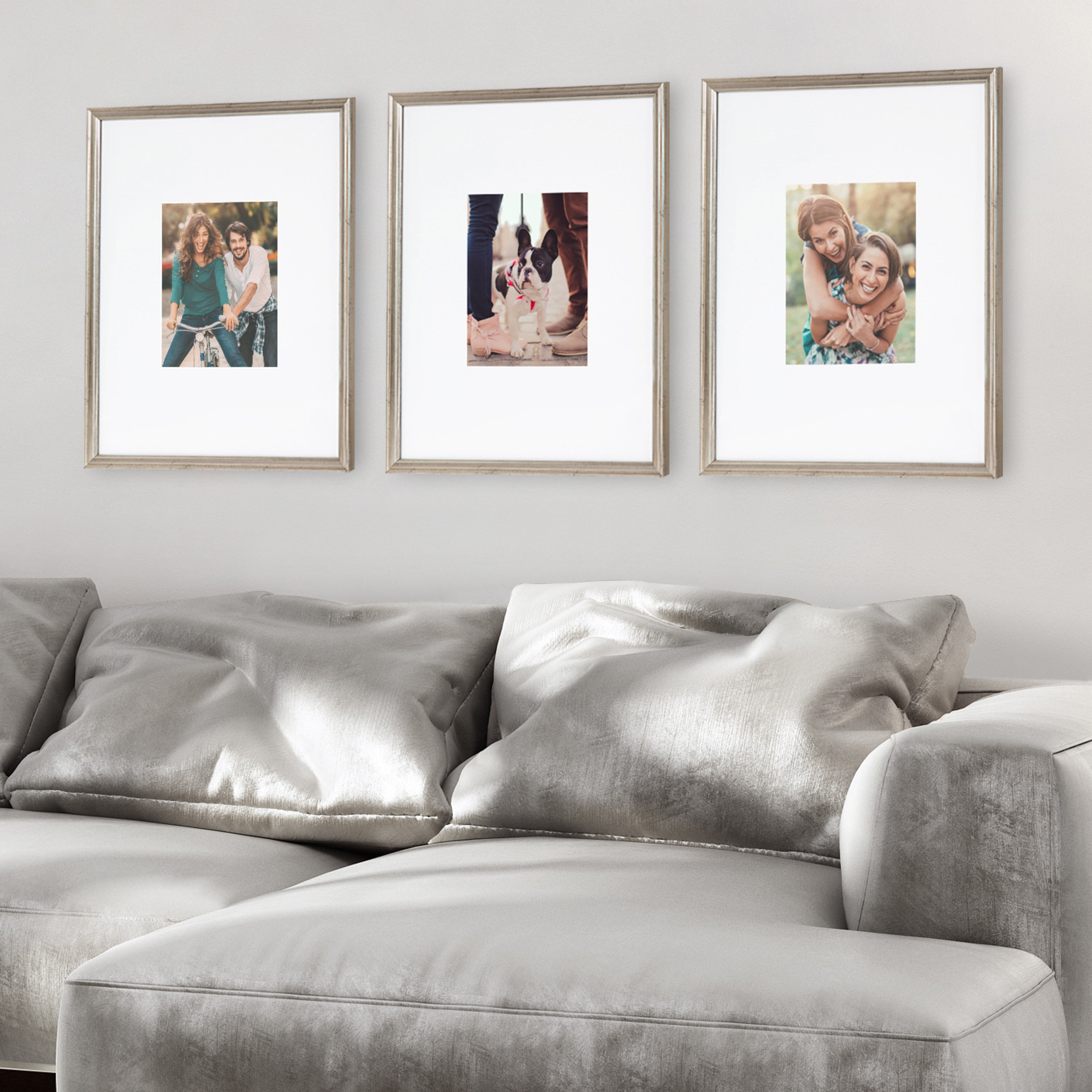 Wall Frame 16x20 matted to 8x10 Silver 7