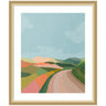 Framed Art Beautiful Landscape with Road by July Art Prints