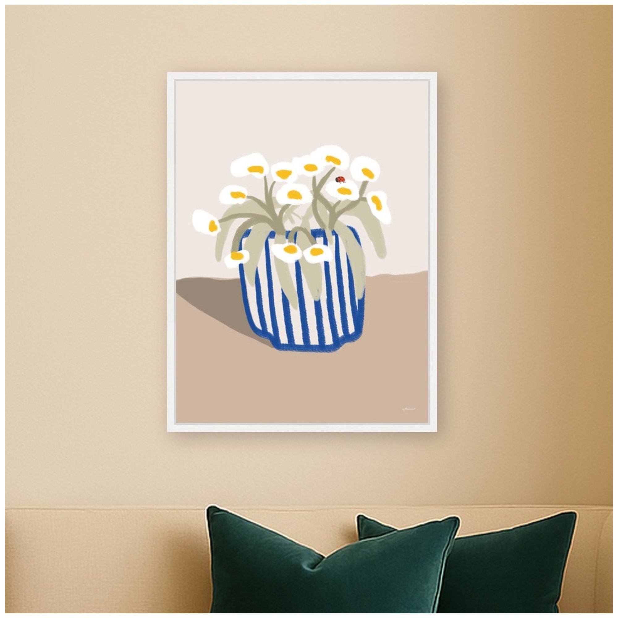 Framed Canvas 18x24 Sylvie White 5