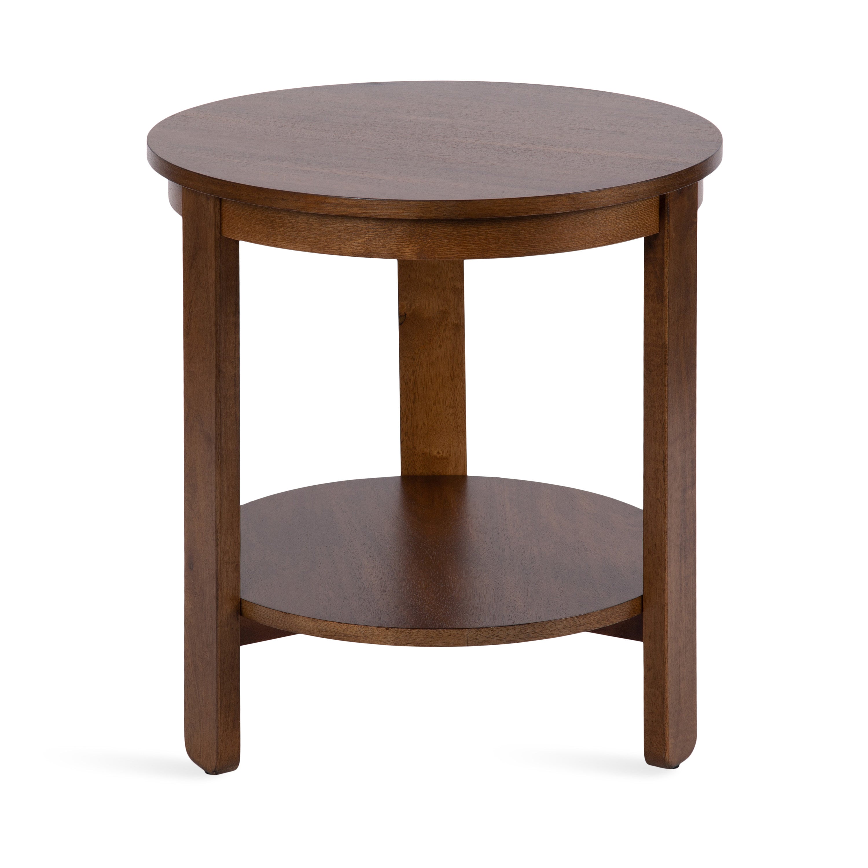 Side Table Walnut Brown 22x22x24 5
