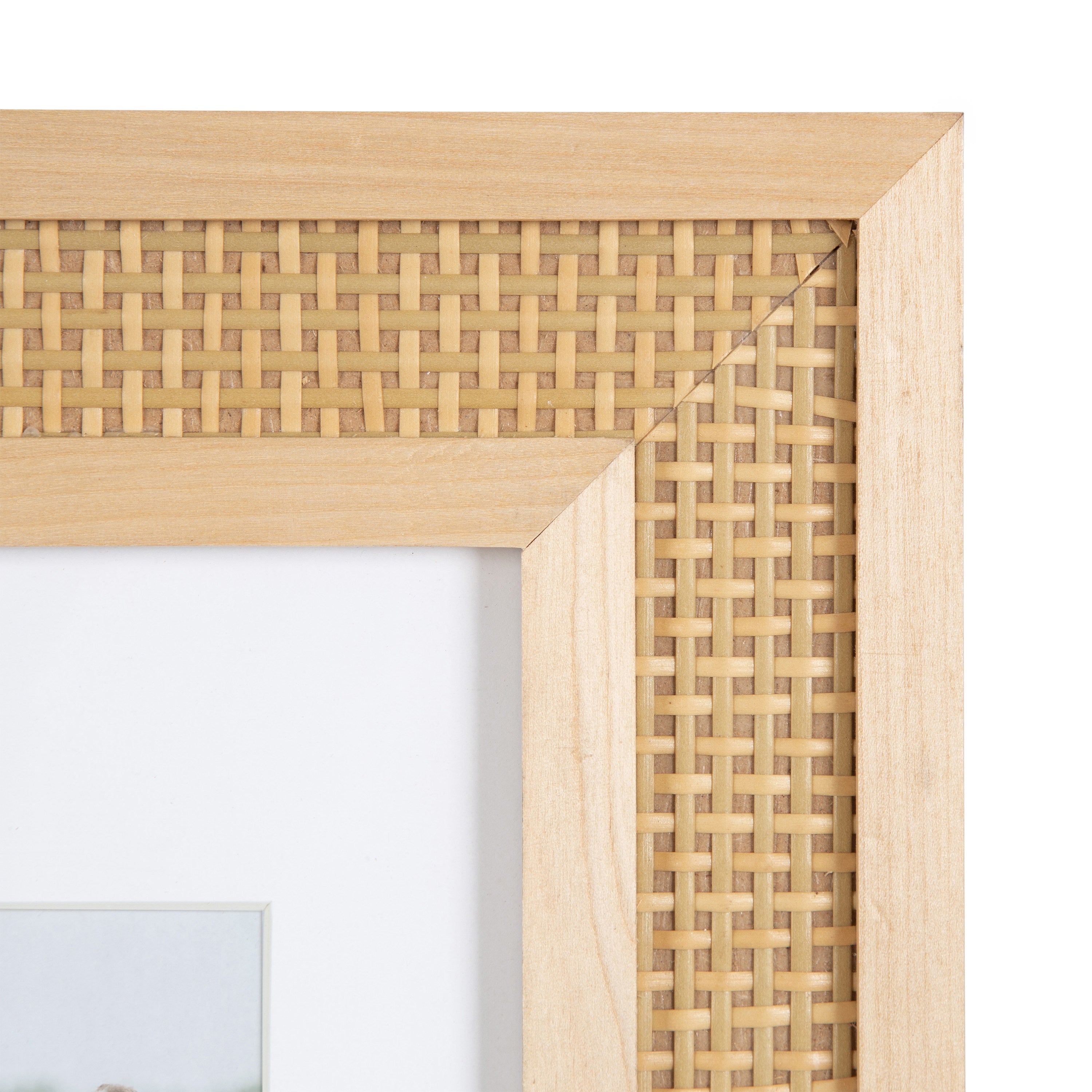 Wall Frame Natural 11x14 matted to 8x10 3