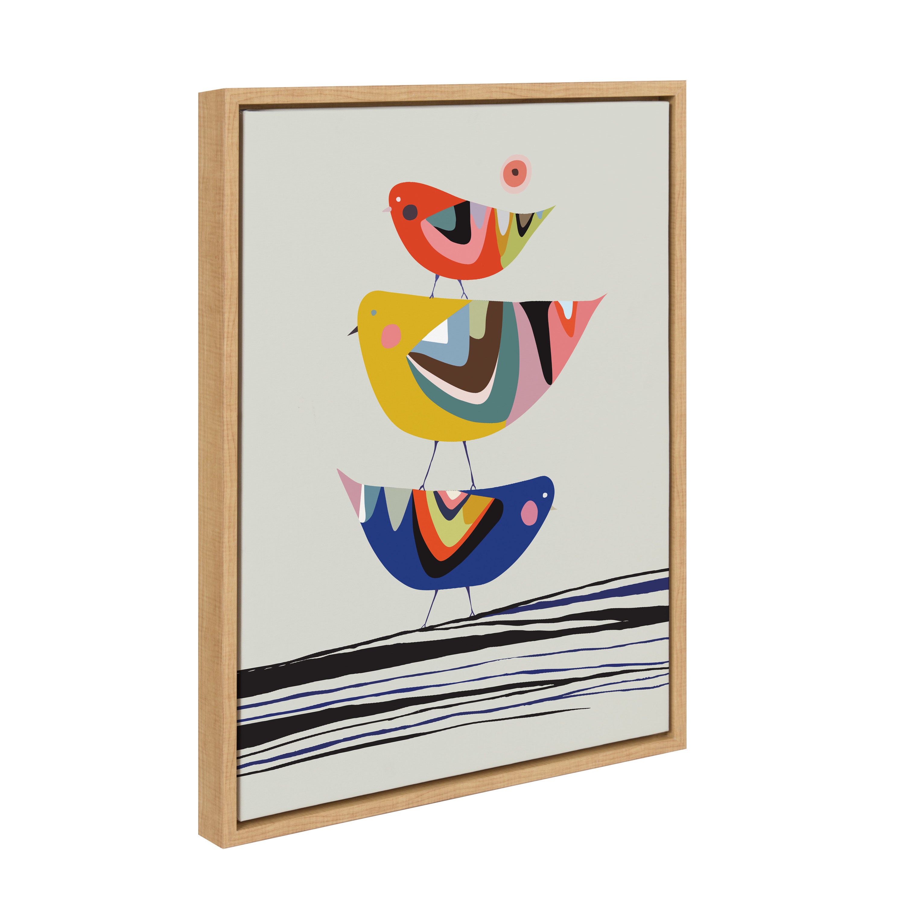 Framed Canvas Sylvie Natural 18x24 2