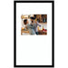 Wall Frame Svelte Noir Black 14x24 matted to 8x10 1
