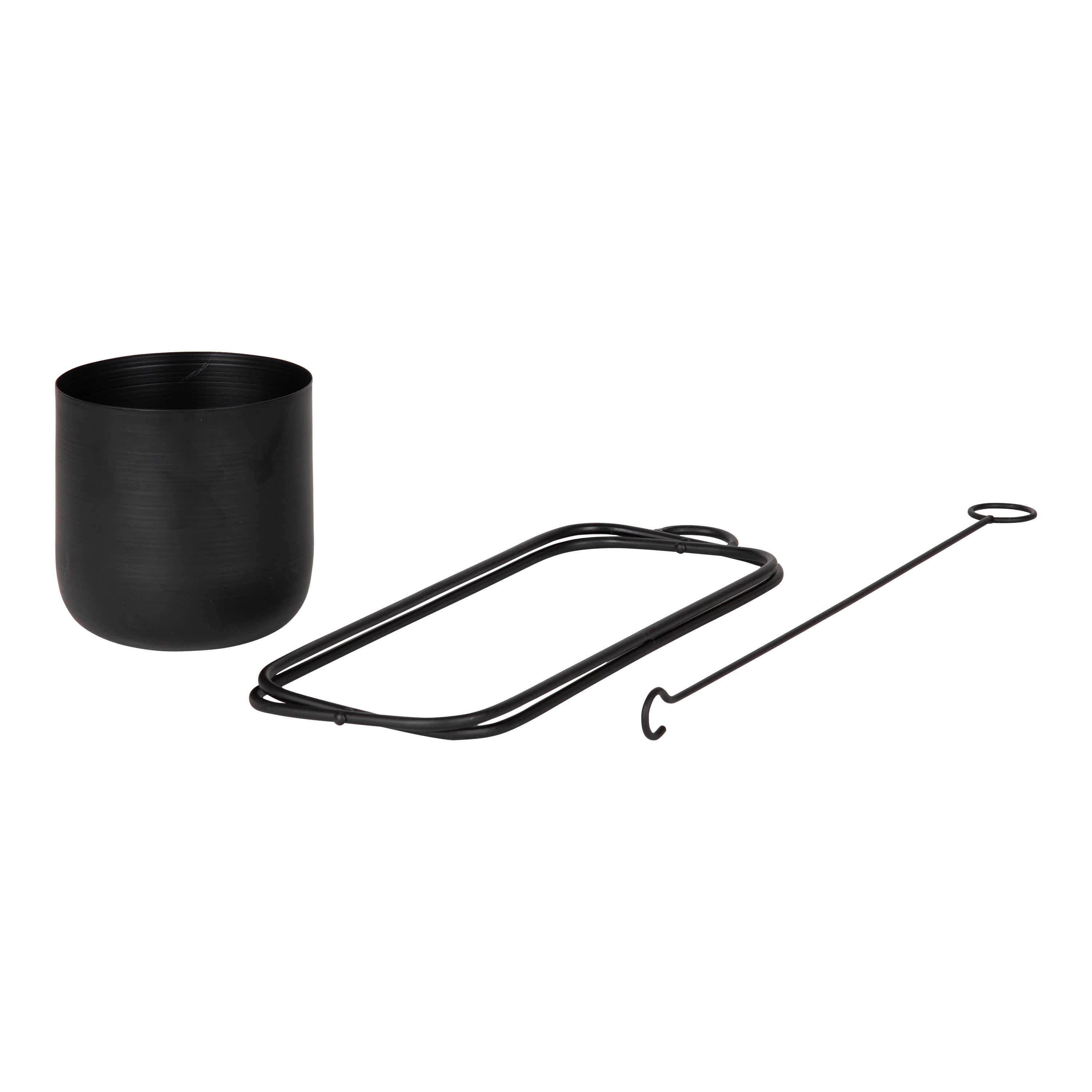 Nobrey Metal Hanging Planter Set