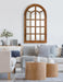Windowpane Mirror Brown 22x38 7