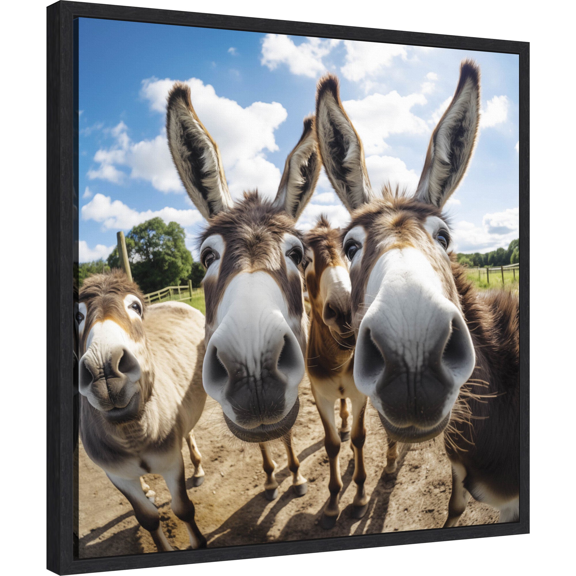 Funny Donkey Selfie by The Creative Bunch Studio