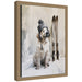 Framed Canvas Sylvie Dark Gold 10x13 1