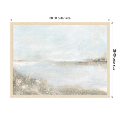 Mounted Canvas 38x29 Woodgrain Stripe Blonde 2