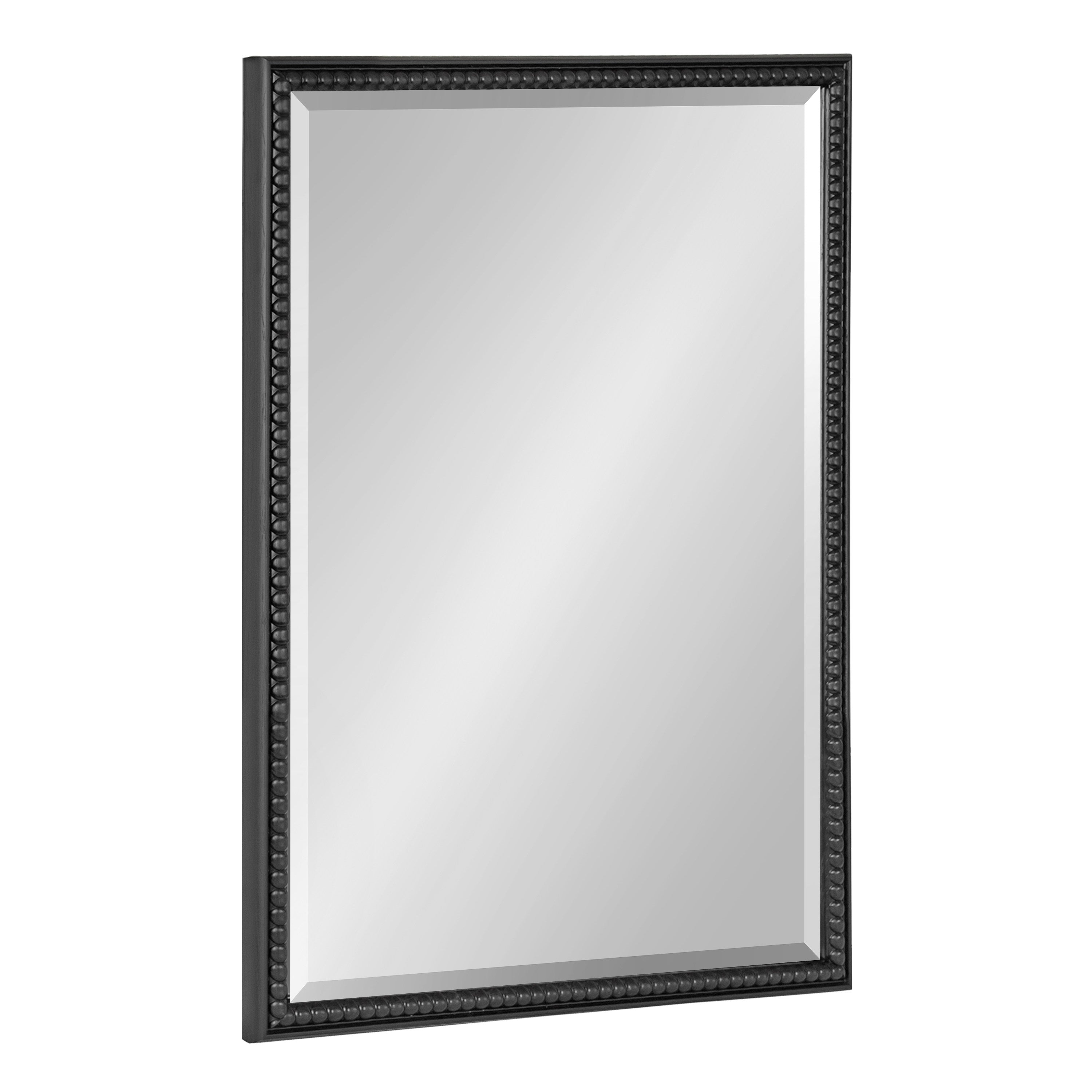 Rectangle Mirror Black 18x24 1