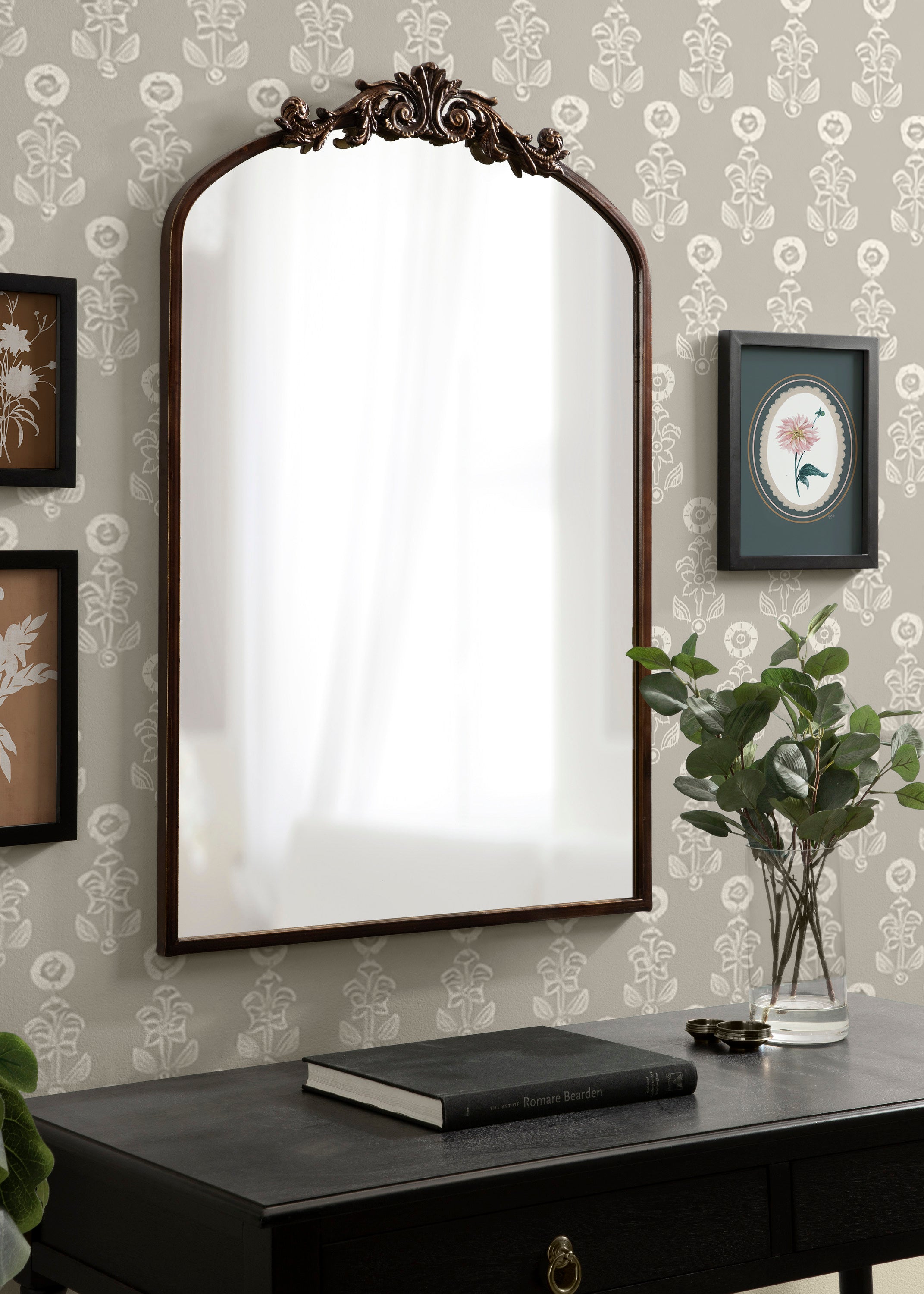 Arch Mirror 24x36 Bronze 7