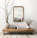 Rectangle Mirror Rustic Brown 20x30 6