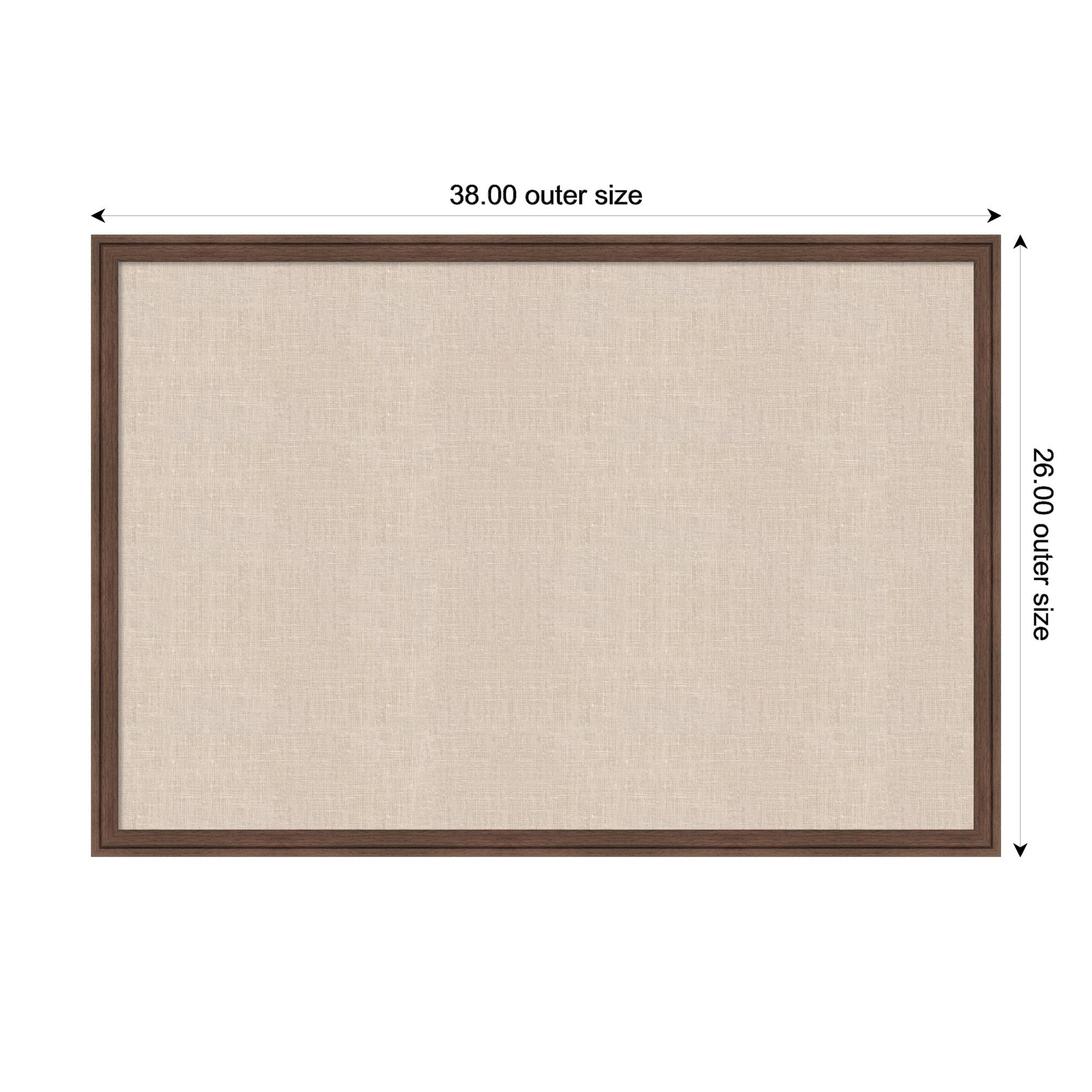 Magnetic Canvas 38x26 Florence Medium Brown 2