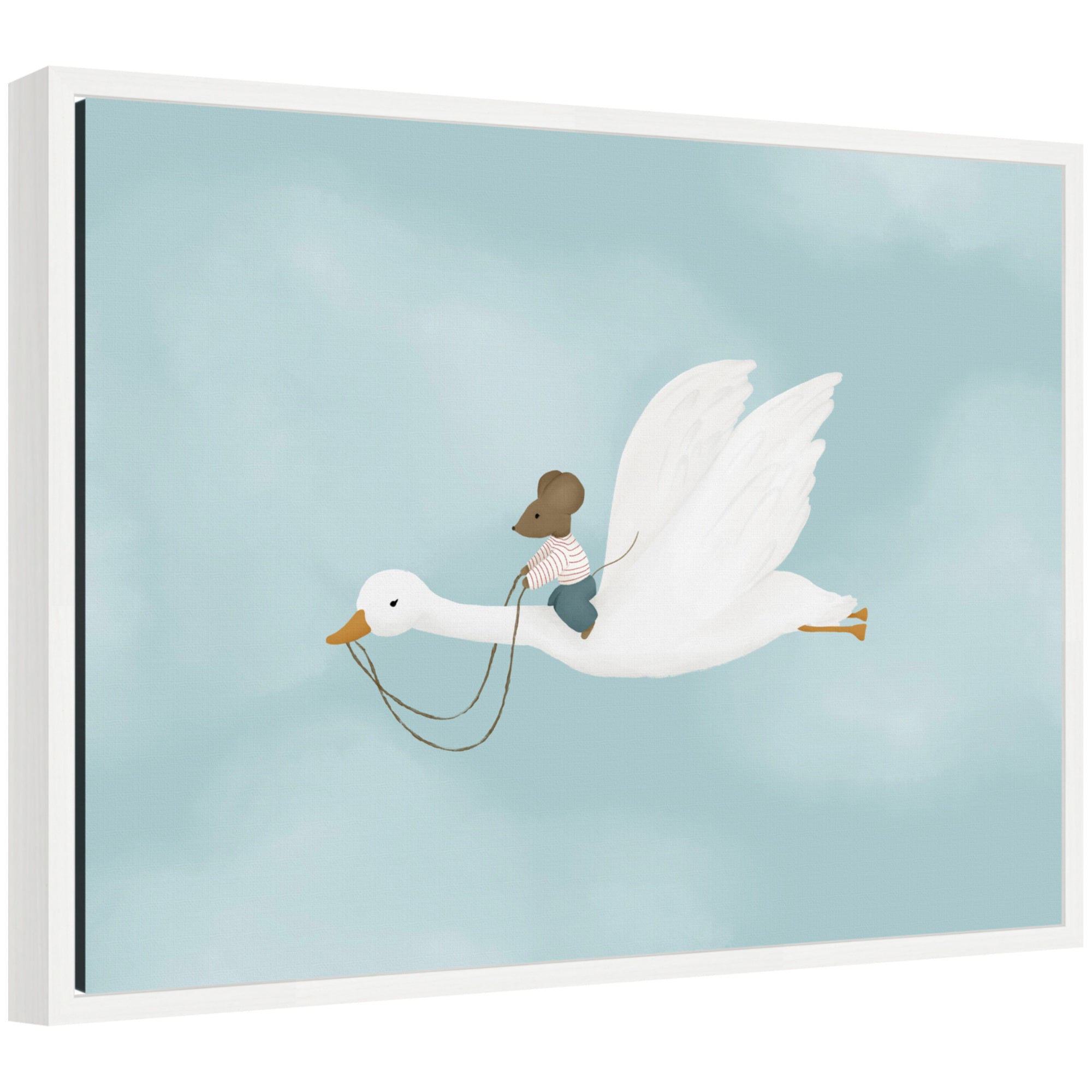 Framed Canvas 24x18 Sylvie White 1