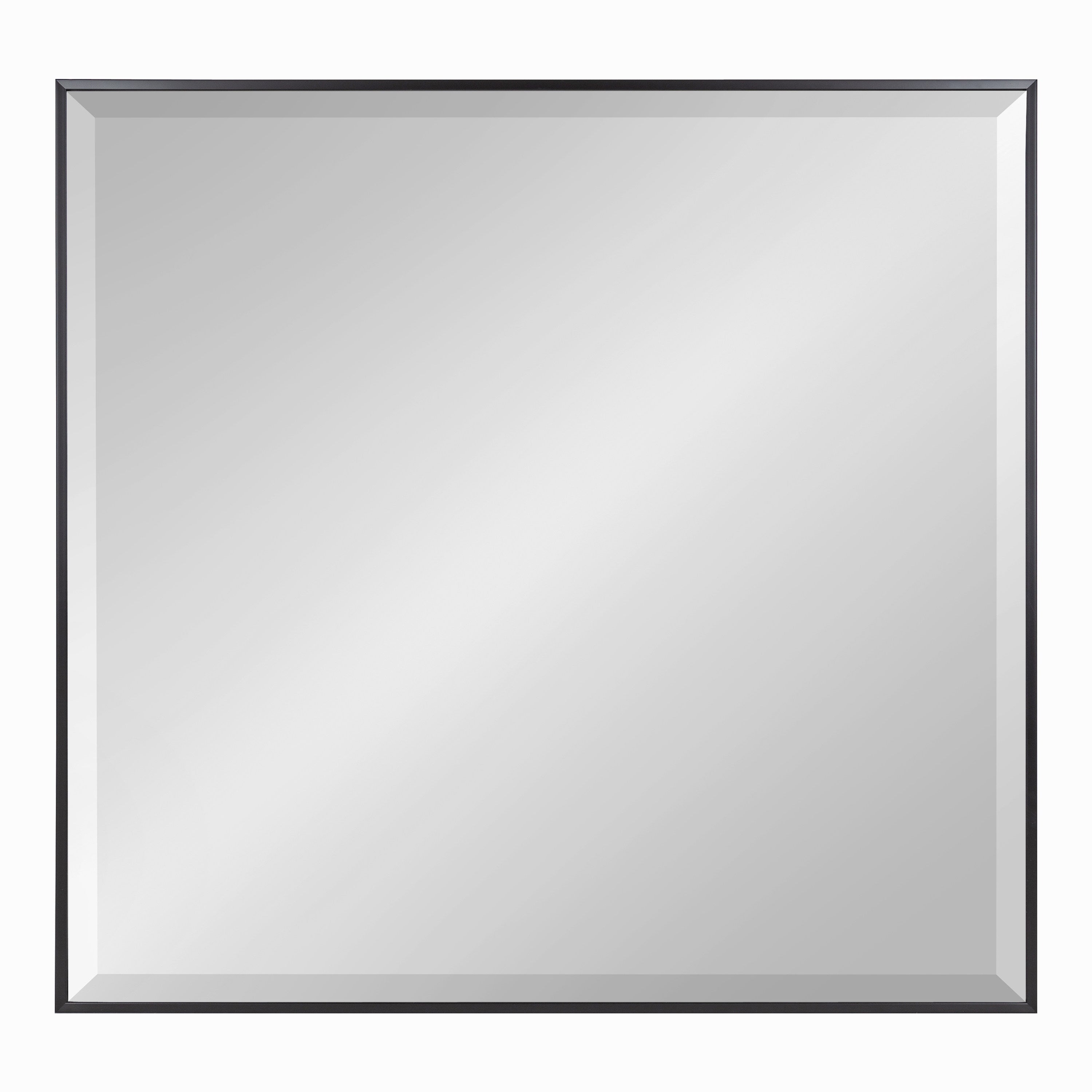 Square Mirror Black 28.75x28.75 2