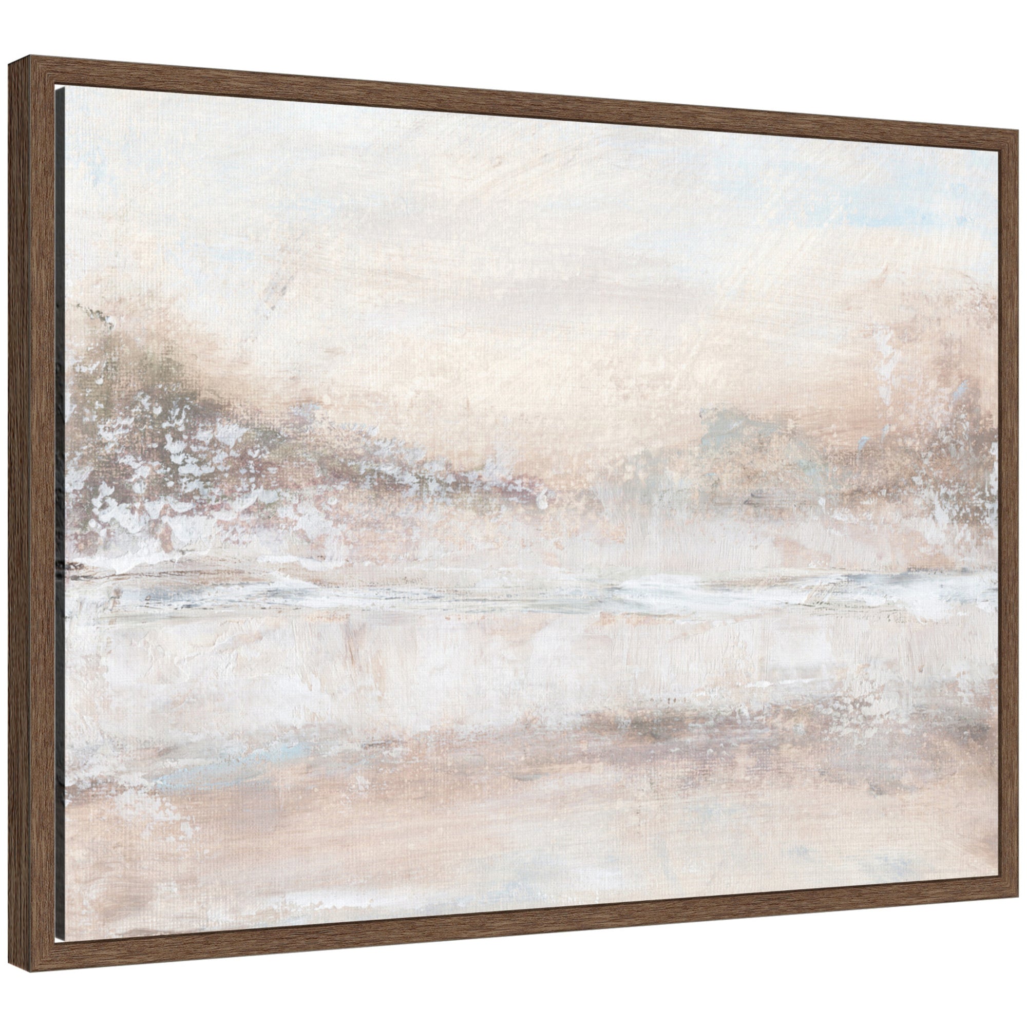 Framed Canvas 24x18 Sylvie Walnut 1