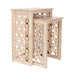 Nesting Table Whitewash 2 Piece 1