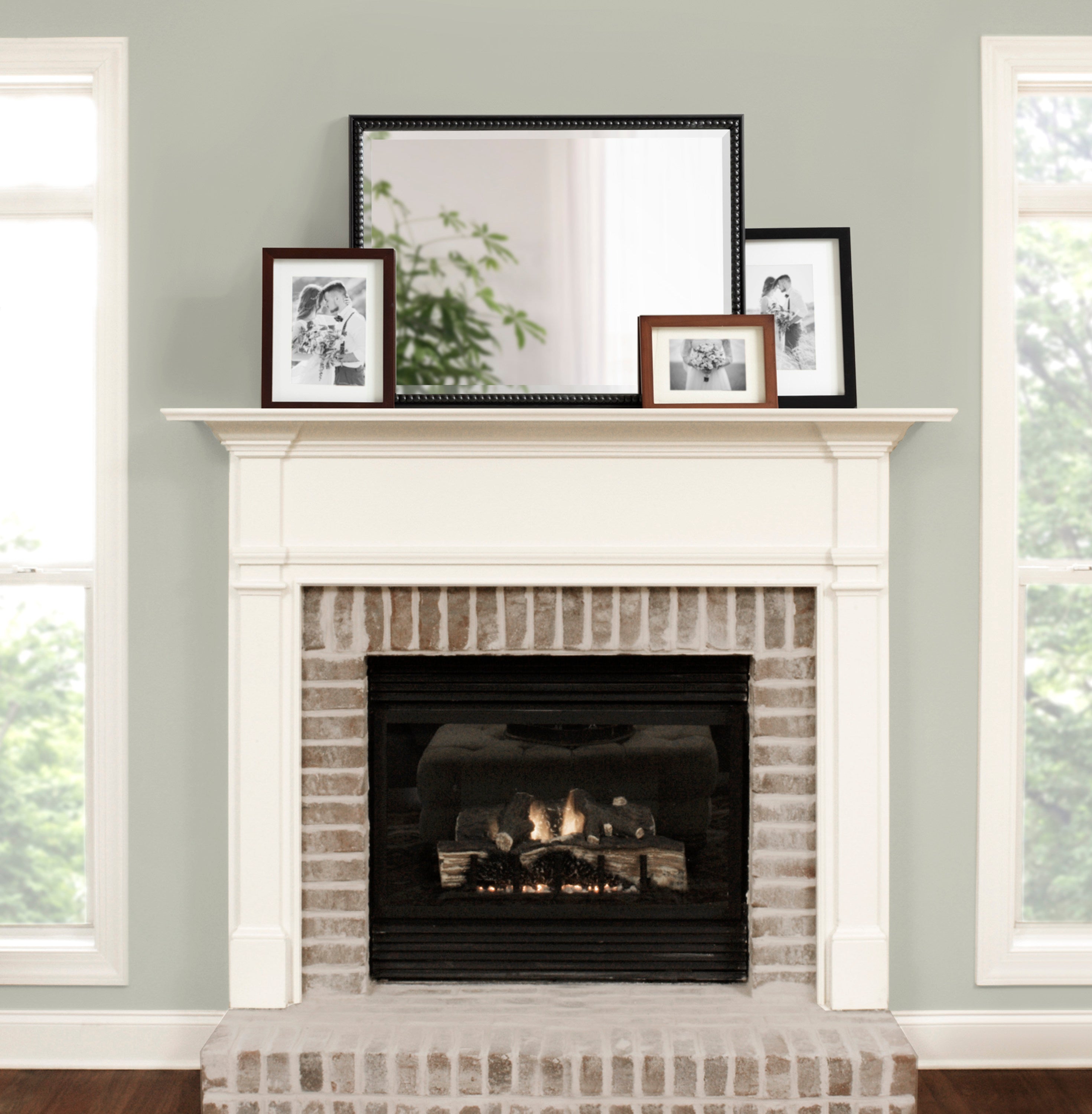 Rectangle Mirror Black 18x24 7