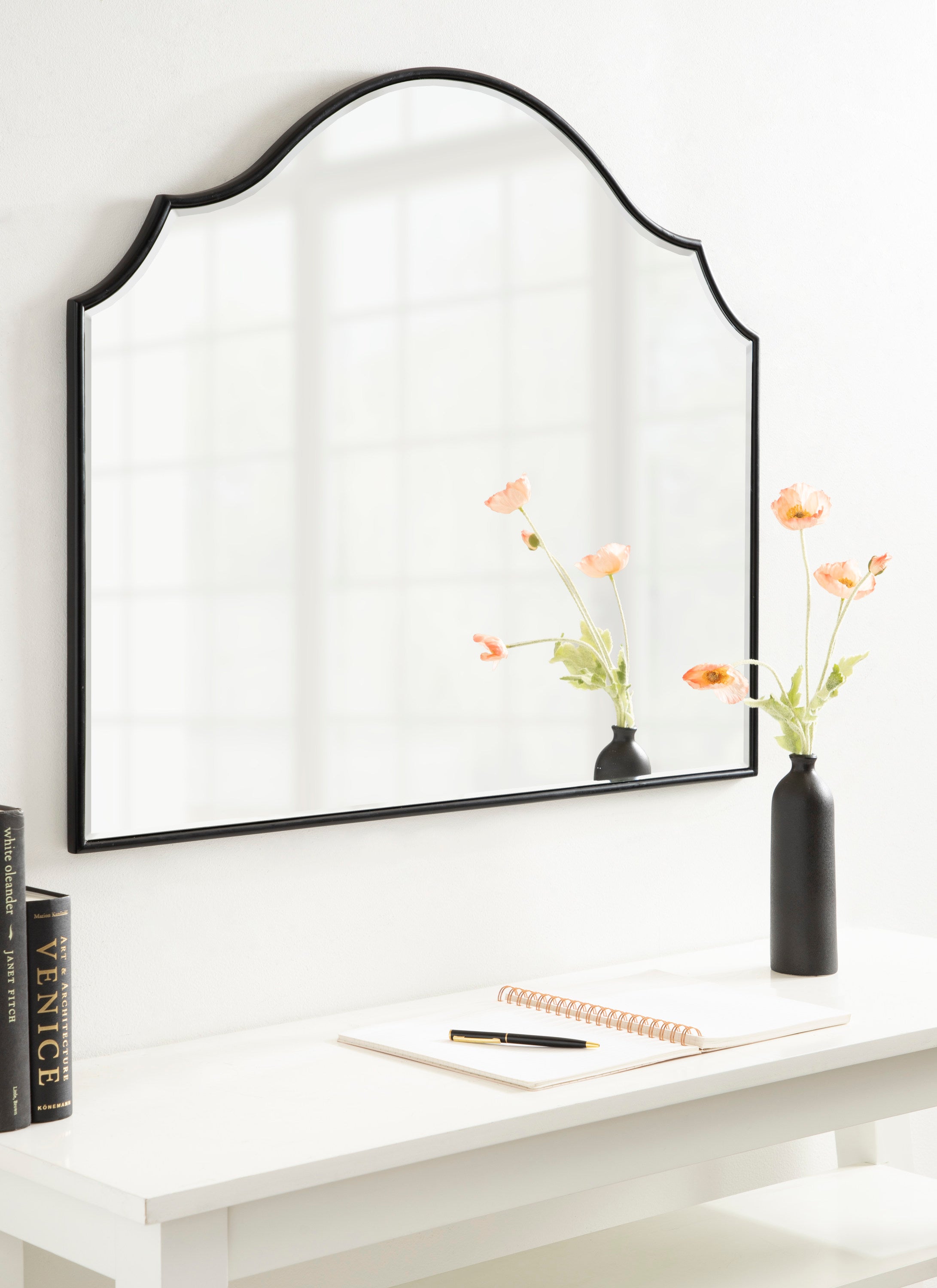 Arch Mirror Black 32x28 7