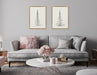 Art Set 2 Piece Set 18x24 Sylvie Bright Gold 4