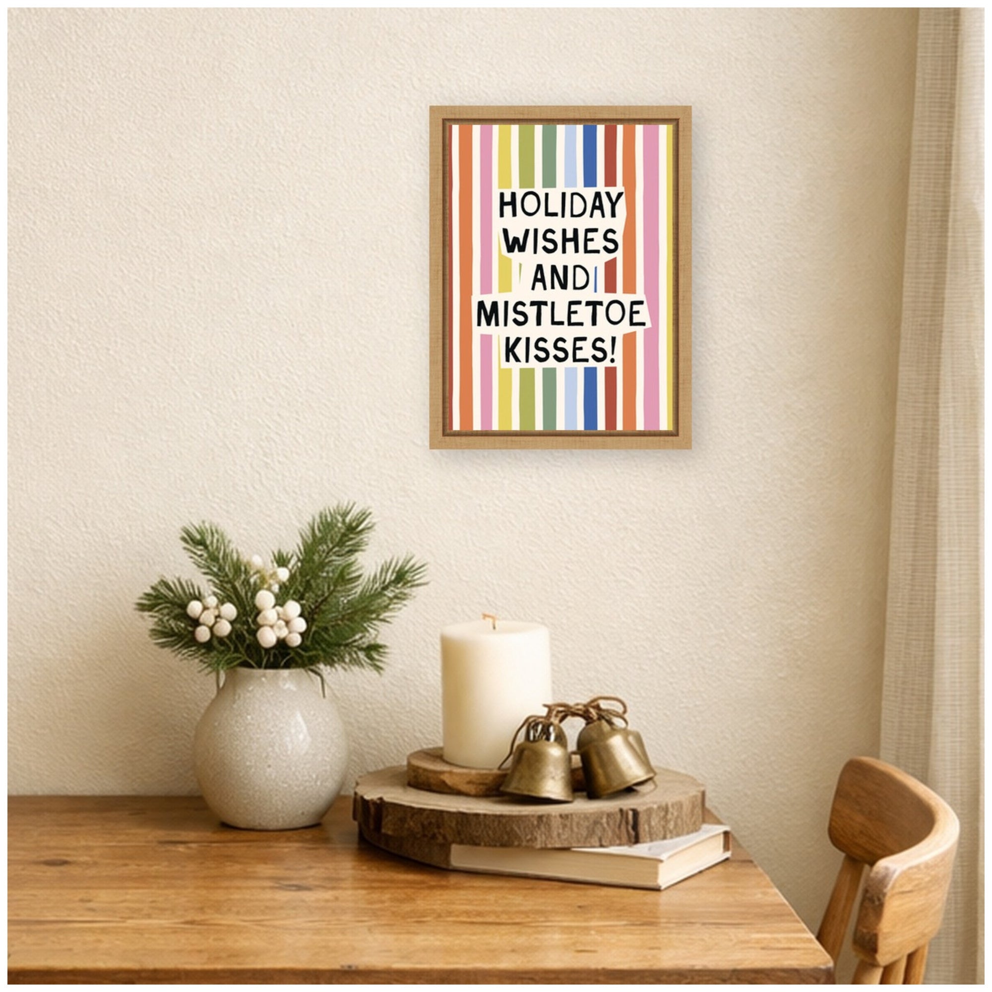 Framed Canvas Sylvie Natural 10x13 6