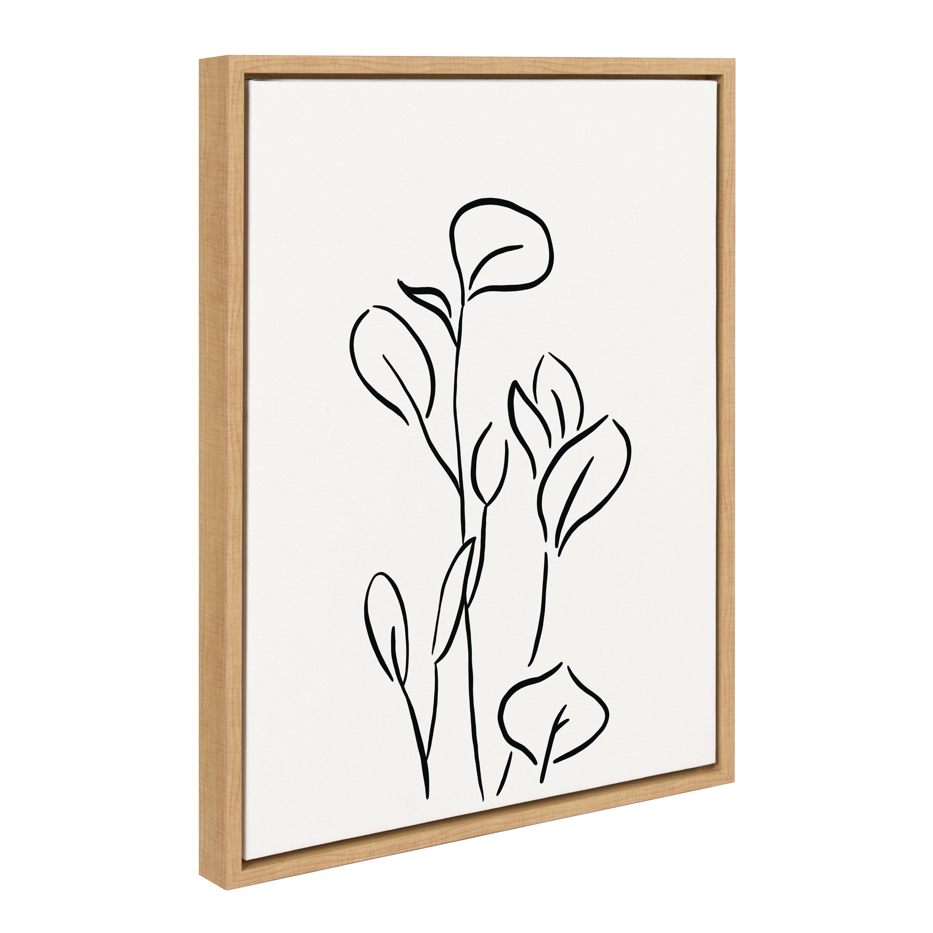 Framed Canvas Sylvie Natural 18x24 2