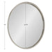 Round Mirror Silver 28" Diameter 5