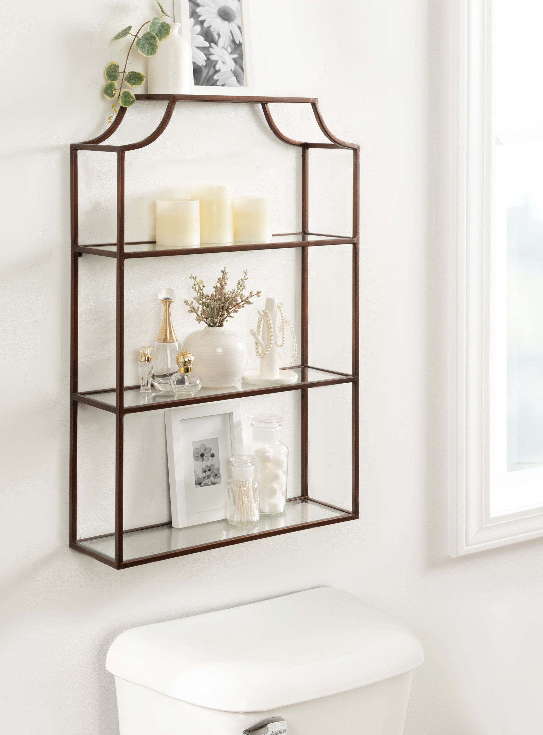 Accent Shelf Bronze 21x30 8