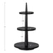 Serving Tray Black 12x12x23 4