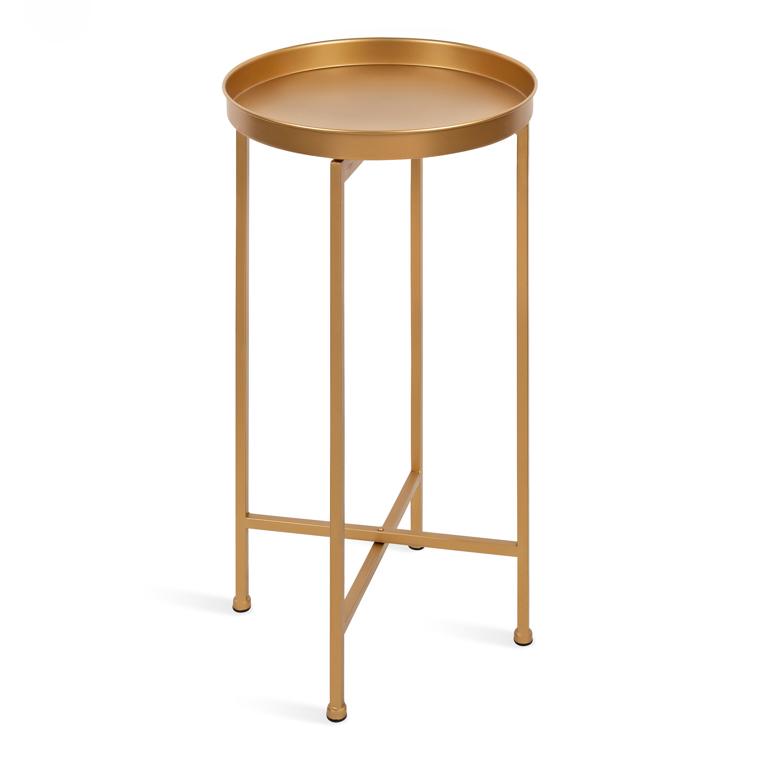 Tea Table Gold 14x14x26 1