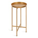 Tea Table Gold 14x14x26 1