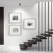Wall Frame 16x20 matted to 8x10 Black White 7
